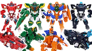 Miniforce Super dinosaur power2 transform armorbot Megarodon Volt appeared! | DuDuPopTOY