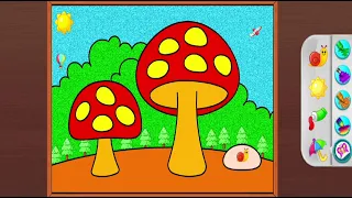 Mushroom Coloring Pages | Coloring for Toddlers and Kids