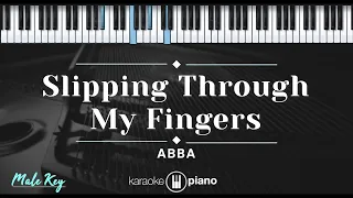 Slipping Through My Fingers - ABBA (KARAOKE PIANO - MALE KEY)