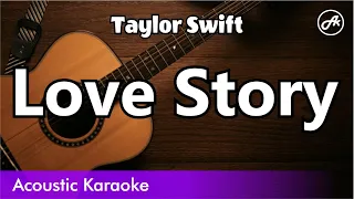 Taylor Swift - Love Story (SLOW karaoke acoustic)