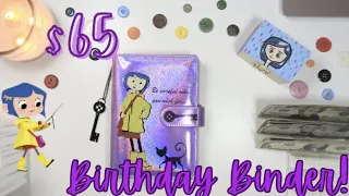 Birthday Binder | $65 | 20 Yrs old | Fun Challenges | Low-income Budgeter