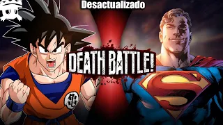 Goku vs Superman | DEATH BATTLE! sub español (Dragon Ball vs DC)