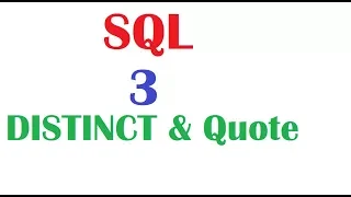 SQL 12c Tutorial 3 : SQL Concatenation and Literals