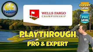 PRO & EXPERT Playthrough, Hole 1-9 - Wells Fargo Championship! *Golf Clash Guide*