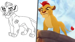 The Lion Guard! How to draw and color Kion