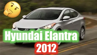 Hyundai Elantra 2012