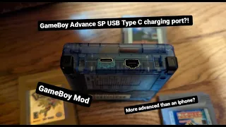 USB C GameBoy Advance SP Mod (More advanced than an iphone?)
