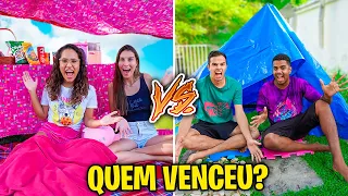 QUEM FIZER O MELHOR CAMPING COM ITENS DA MANSÃO VENCE! - PROFISSIONAL!