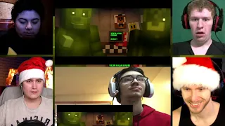 "REPLAY YOUR NIGHTMARE" FNAF 3 Minecraft Music Video | Afton - Part 5 | [REACTION MASH-UP]#508