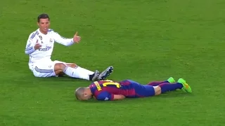 El Clásico ● Fights, Fouls, Dives & Red Cards