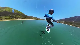 Hybrid & Soul2 ride the lake (Flysurfer)