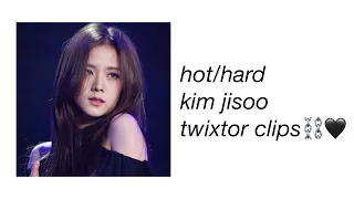 hot/hard kim jisoo twixtor clips⛓🖤