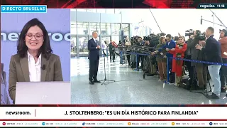 La OTAN: "La entrada de Finlandia en la OTAN es el resultado de la agresión de Putin a Ucrania"