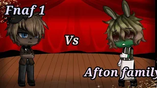 ~Fnaf 1 vs Afton family~ Singing battle Gacha Life