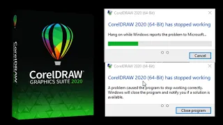CorelDraw 2020 (64-Bit) has stopped working