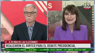 Bregman, Massa, Bullrich, Schiaretti y Milei; atriles y orden de participación de los debates