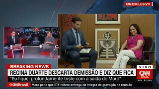 Regina Duarte surta ao vivo na CNN (completo)