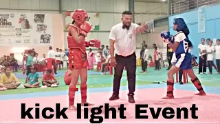 kick boxing Tournament 2023 championship 🏆 junior girl playing kick light event.