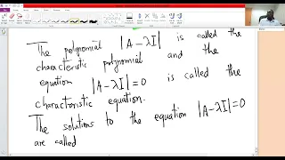 Eigenvalues and Eigenvectors  Introduction  Part 1