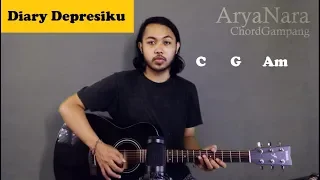 Chord Gampang (Diary Depresiku - Last Child) by Arya Nara (Tutorial Gitar) Untuk Pemula