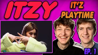 IT'z PLAYTIME EP. 01 ITZY gets interrogated by kids REACTION!!