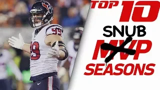 Top 10 MVP Snubs of All-Time | NFL Highlights