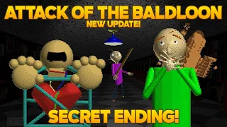 Secret Ending? 😱 | The Attack Of The Baldloon New Update! [Baldi's Basics Mod]