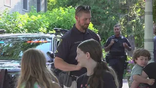 Wethersfield Police host 'Cone with a Cop' event