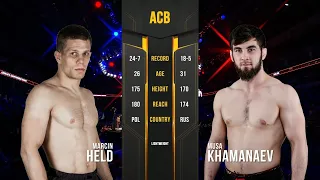 Марчин Хелд vs. Муса Хаманаев | Marcin Held vs. Musa Khamanaev | ACB 90