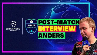 Anders Vejrgang Post Match Interview After Eliminating Nicolas99fc | FIFA 23 eChampions League