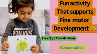 Fine motor skills development activity //Fine motor skills Pipette/ dropper activity