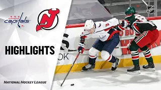 Capitals @ Devils 4/2/21 | NHL Highlights