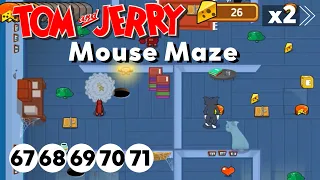 Tom and Jerry Mouse Maze (Ghost cat, Robot cat and more cats)