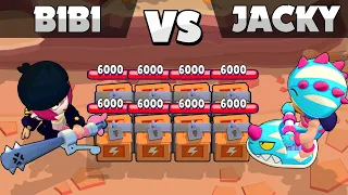 BIBI vs JACKY | 1vs1 | Brawl Stars