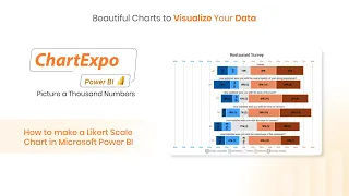 How to create a Likert Scale Chart in Microsoft Power BI | Power BI Custom Visuals | Survey Chart