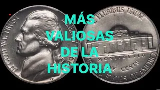 Top5: valiosos Nickel Jefferson de la historia