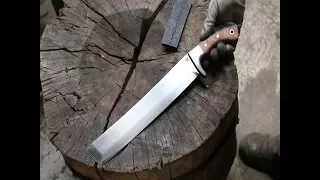 Forging a competition chopper.