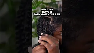 Twist out on natural hair- loc method #twistout #twistouts #locmethod #naturalhair