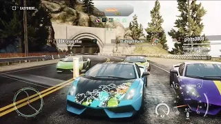 Gallardo Grand Tour against some friends - NFS Rivals