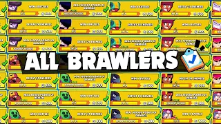 Completing QUESTS With EVERY BRAWLER NONSTOP! ✅ 300,000 TOKENS NONSTOP! Brawl Stars