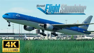 B777-300ER | Amsterdam - Curaçao | KLM Full Flight | MSFS (4K)