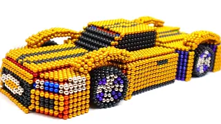 DIY - How To Make Amazing Bumblebee car From Magnetic Balls (ASMR Satisfying) - Haeon Magnet