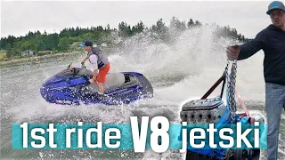 Ls v8 jetski part 16 first ride