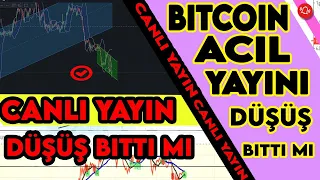 BİTCOİN DÜŞÜŞ NEREDE BİTECEK ? HAMLELER NELER ALTCOİNLERE GİRİLİR Mİ  ?  KRİTİK  #BTC #ALTCOİNLER