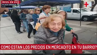 🔴| MERCADO EN TU BARRIO EN PLAZA URQUIZA