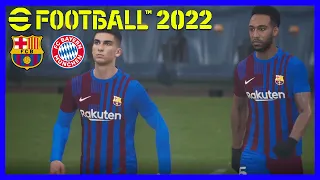 Barcelona vs Bayern Munich | eFootball 2022 V1.0 | Offline Match