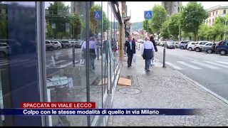 Etg - Spaccata nella notte in viale Lecco, è il secondo colpo in pochi giorni in centro città