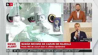 EPIDEMIA DE RUJEOLĂ CONTINUĂ_Știri B1TV_20 apr. 2024