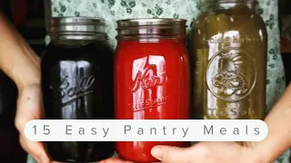 15 Easy Pantry Meals From a Mom of 8 ~ #threeriverschallenge