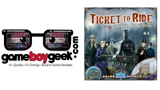 Ticket to Ride Map Collection - Volume 5 - United Kingdom & Pennsylvania with the Game Boy Geek